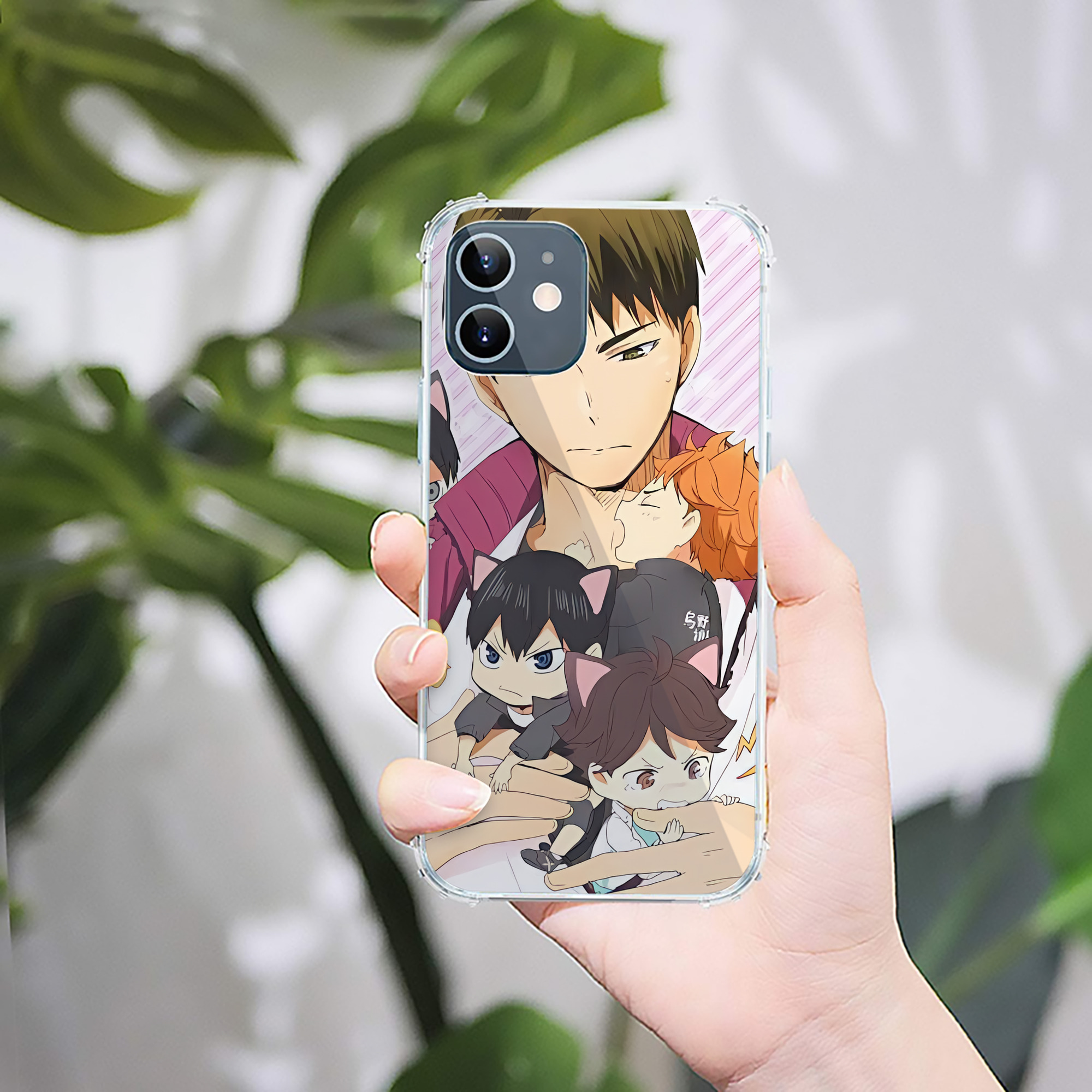 （画像用） ハイキュー!! Haikyu!! 【iPhone 12シリーズ対応】透明スマホケース（クリアソフトケース）